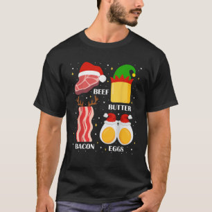 Christmas Beef Butter Bacon Eggs Ugly Xmas Sweater
