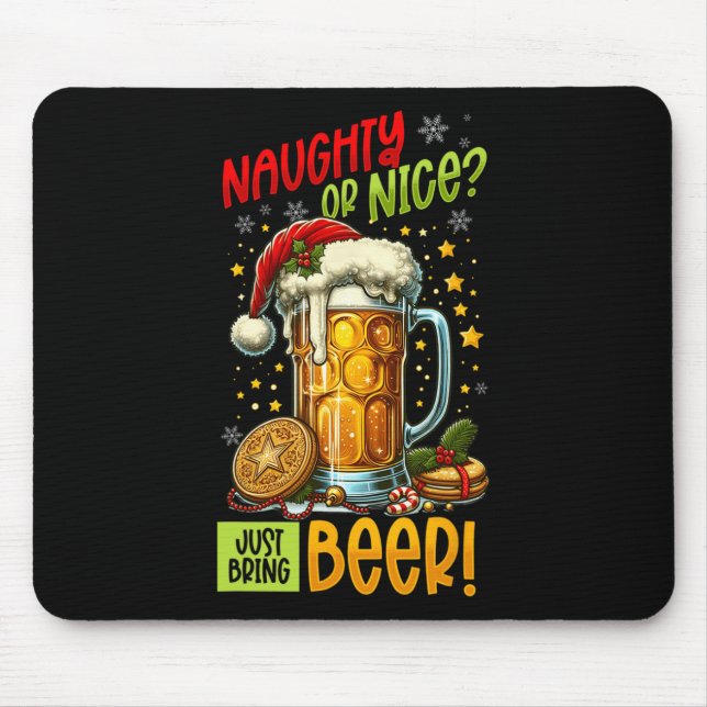 Christmas Beer Lover  Mouse Mat (Front)