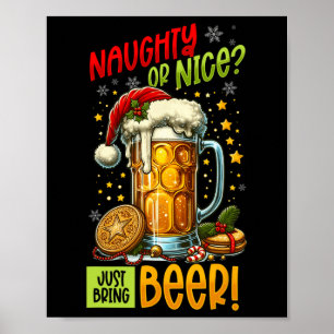 Christmas Beer Lover  Poster