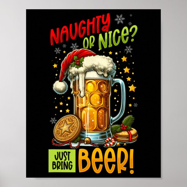 Christmas Beer Lover  Poster (Front)
