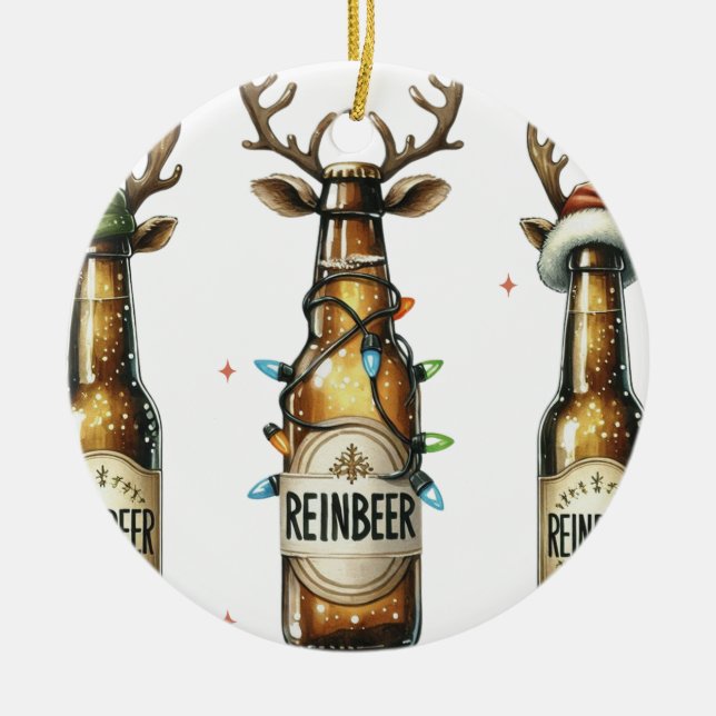 Christmas Beer Ornament (Front)