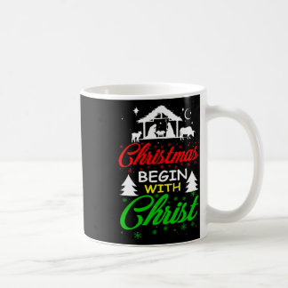 Christmas Begin With Christ Coffee Mug