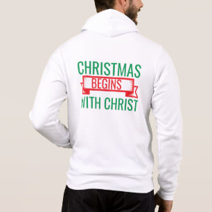 Christmas Begins with Christ-15523 T-Shirt Hoodie