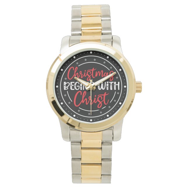 Christmas Begins With Christ-65772 Watch (Front)