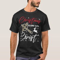 Christmas Begins With Christ Xmas Christian