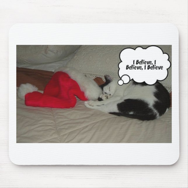 Christmas Believe Mouse Mat (Front)