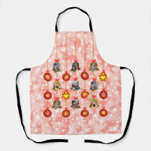 Christmas Bell & Ball Ornaments 6 Photos L-Red A