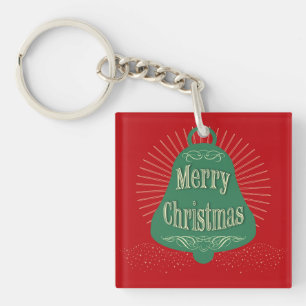 Christmas bell key ring