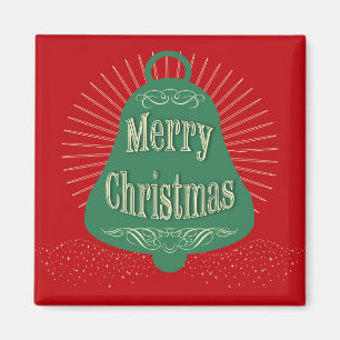 Christmas bell magnet