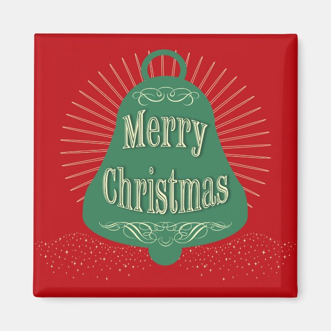 Christmas bell magnet (Front)