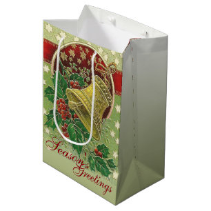 Christmas Bell Medium Gift Bag