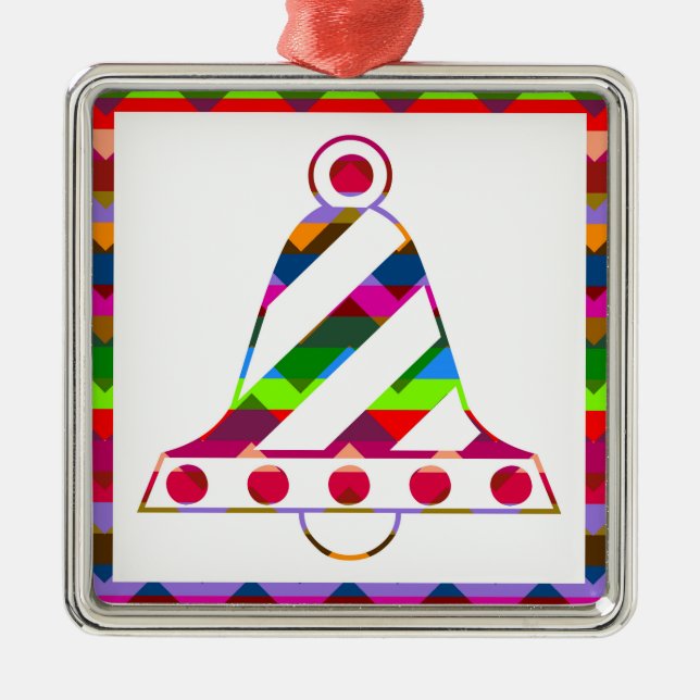 Christmas Bell Metal Tree Decoration (Front)