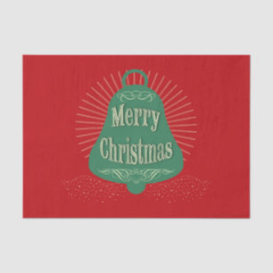 Christmas bell tissue paper