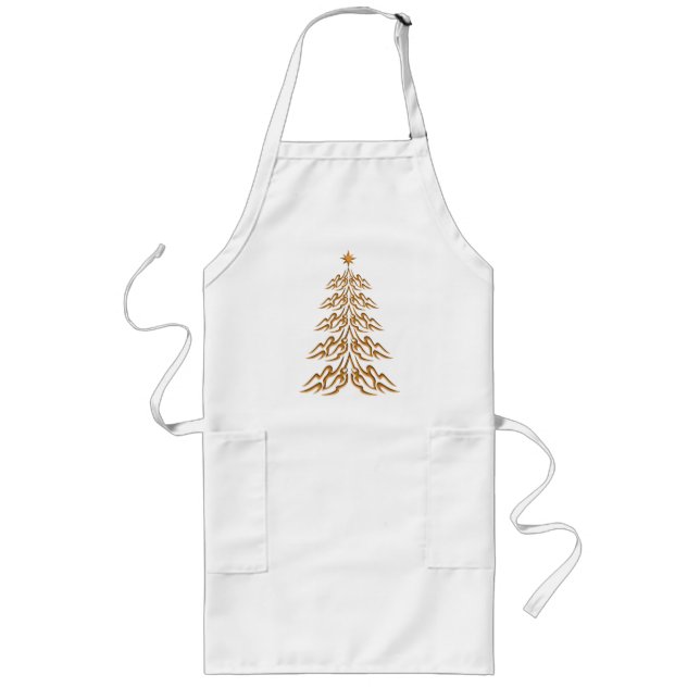 Christmas Bell Tree Apron (Front)