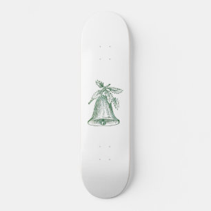 Christmas Bell with Holly Skateboard