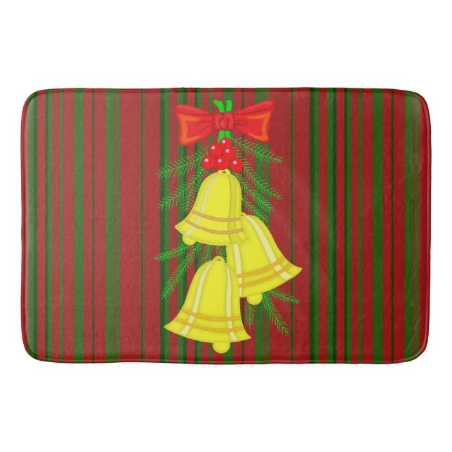 Christmas Bells Bath Mat (Front)