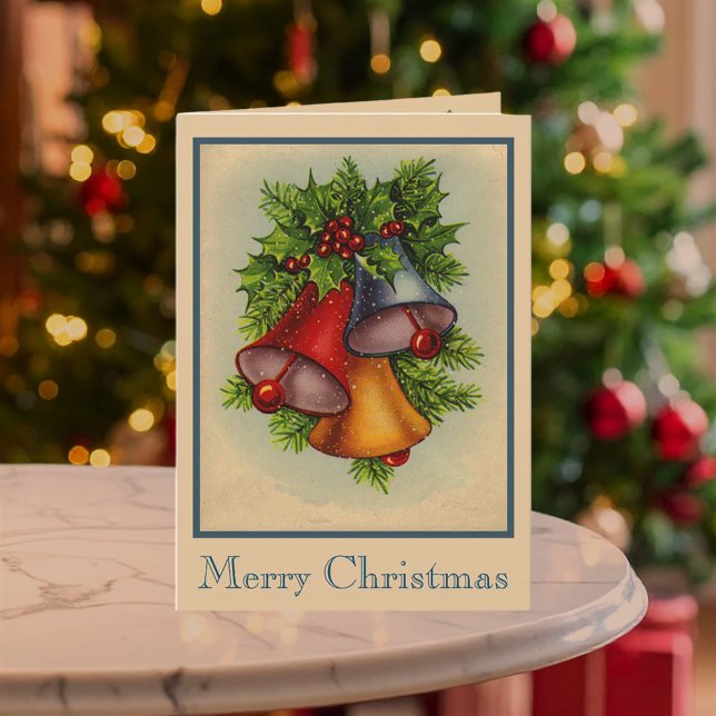 Christmas Bells Card (Christmas Bells Folded Card)