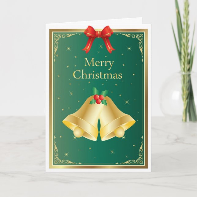 Christmas Bells Holiday Card (Front)
