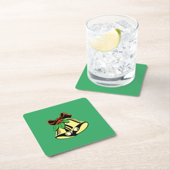 Christmas Bells Paper Coaster (Insitu)