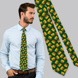 Christmas Bells Pattern Tie