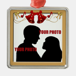 Christmas Bells Photo Frame Premium Ornament