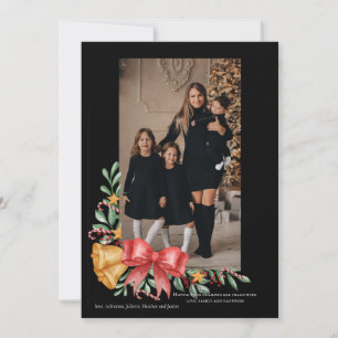 Christmas Bells Photo Holiday Card