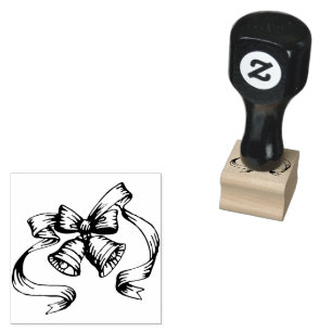 Christmas Bells rubber stamp