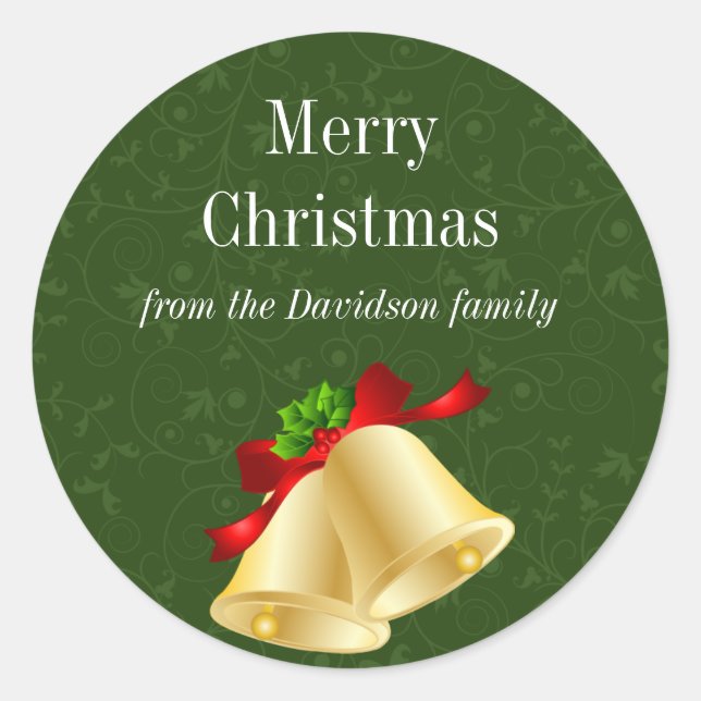 Christmas Bells Sticker (Front)