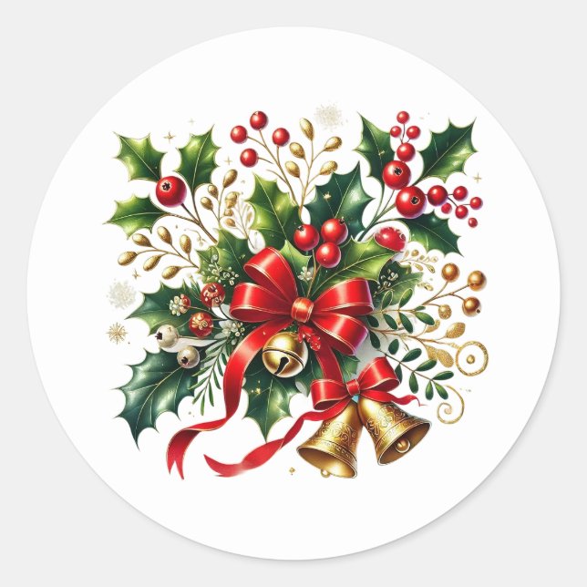 Christmas Bells Stickers  (Front)