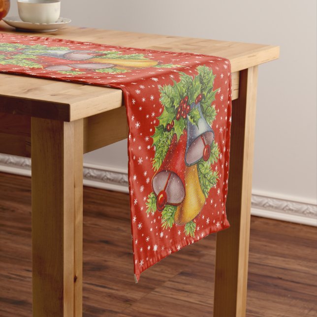 Christmas Bells Table Runner (In Situ)