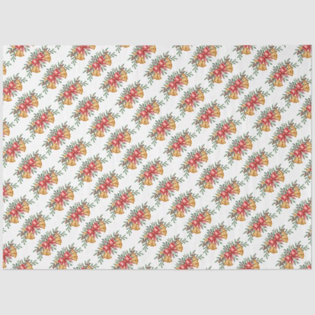 Christmas Bells Tissue Paper (Front)