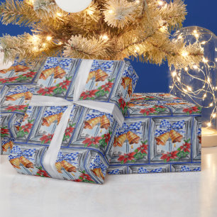 Christmas Bells with Mouse Wrapping Paper