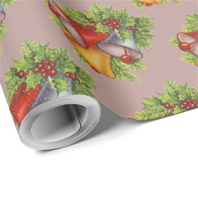 Christmas Bells Wrapping Paper (Roll Corner)