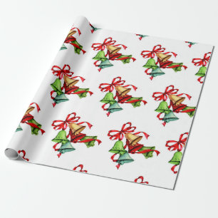 christmas bells wrapping paper