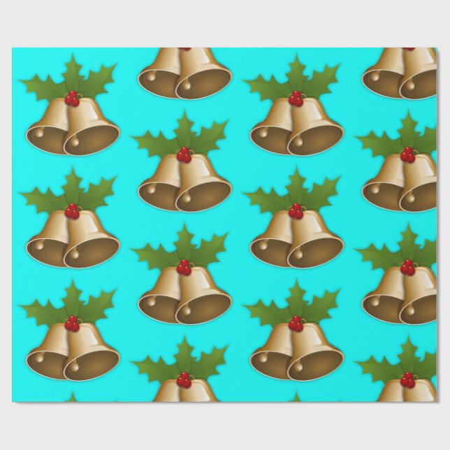  Christmas Bells Wrapping Paper (Flat)