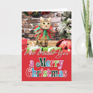 Christmas - Bengal Cat - Jack Holiday Card