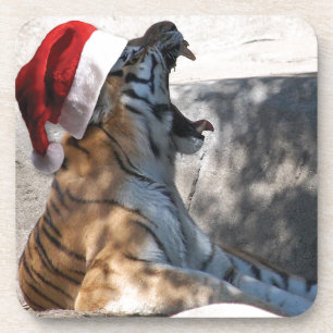Christmas Bengal Tiger Coaster