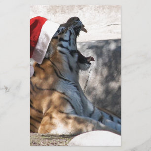 Christmas Bengal Tiger Stationery