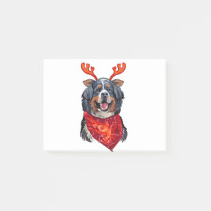Christmas Bernese Mountain Dog Post-it Notes