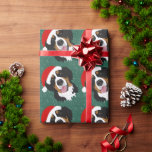 Christmas Bernese Mountain Dog  Wrapping Paper<br><div class="desc">Christmas Holiday Bernese Mountain Dog Wrapping Paper</div>