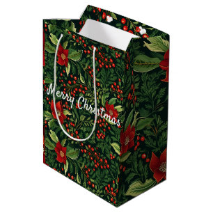 Christmas Berries Medium Gift Bag