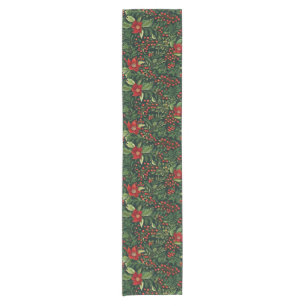 Christmas Berries Short Table Runner