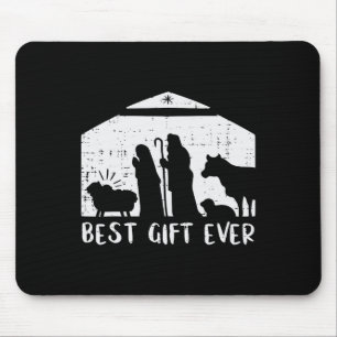 Christmas Best Gift Nativity Xmas Christian Men Wo Mouse Mat