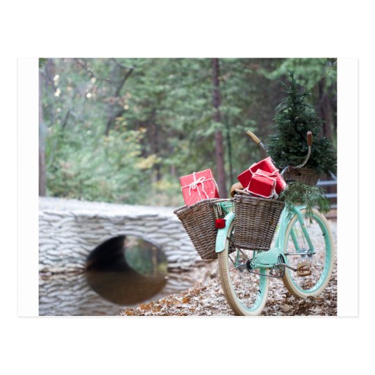 Christmas Bicycle #2 Postcard