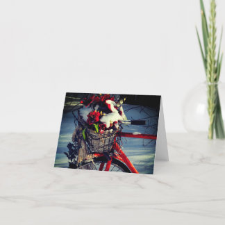 Christmas Bicycle Holiday Card