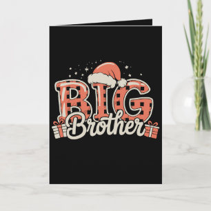 Christmas Big Brother Pregnancy Announcement Santa