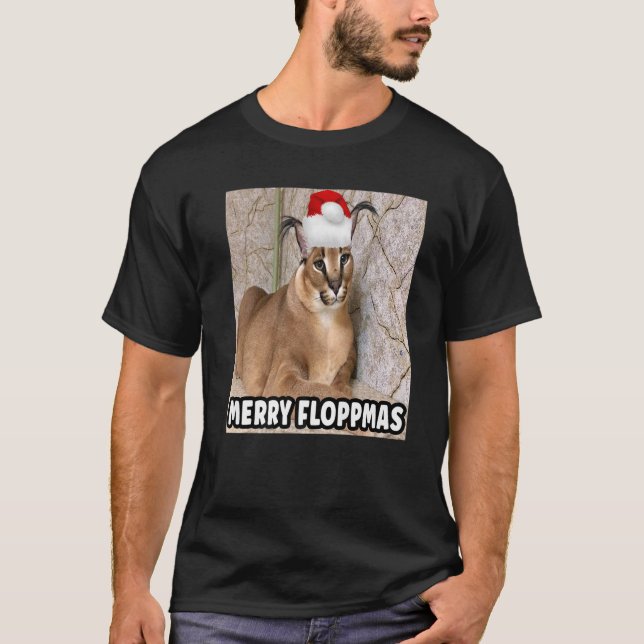 Christmas Big Floppa T-Shirt (Front)