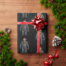 Christmas bigfoot yeti design