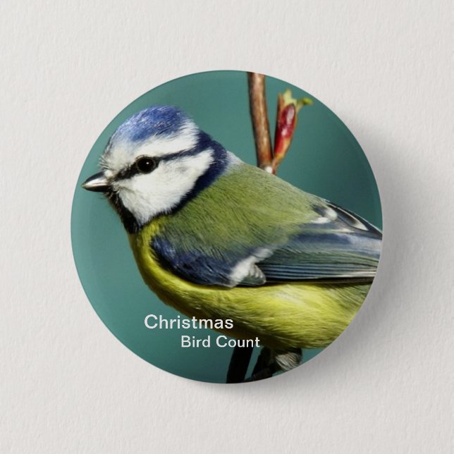 Christmas Bird Count Button (Front)