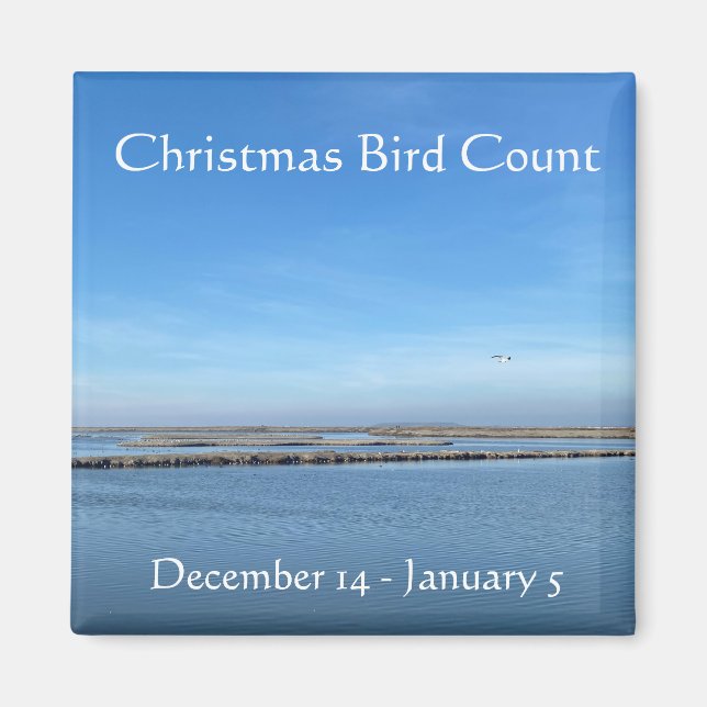 Christmas Bird Count Magnet (Front)